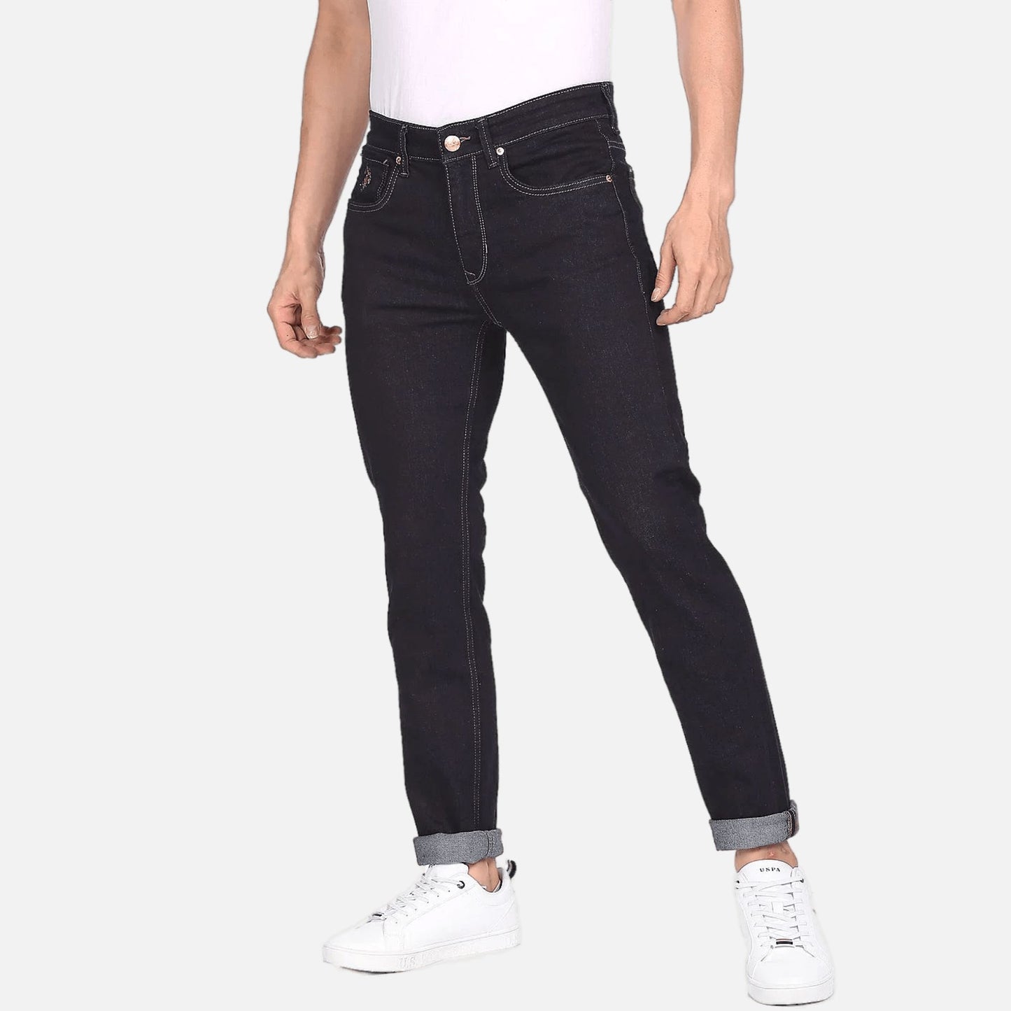 Regallo Skinny Fit Rinsed Jeans