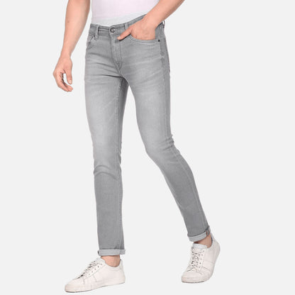 Regallo Skinny Fit Stone Wash Jeans