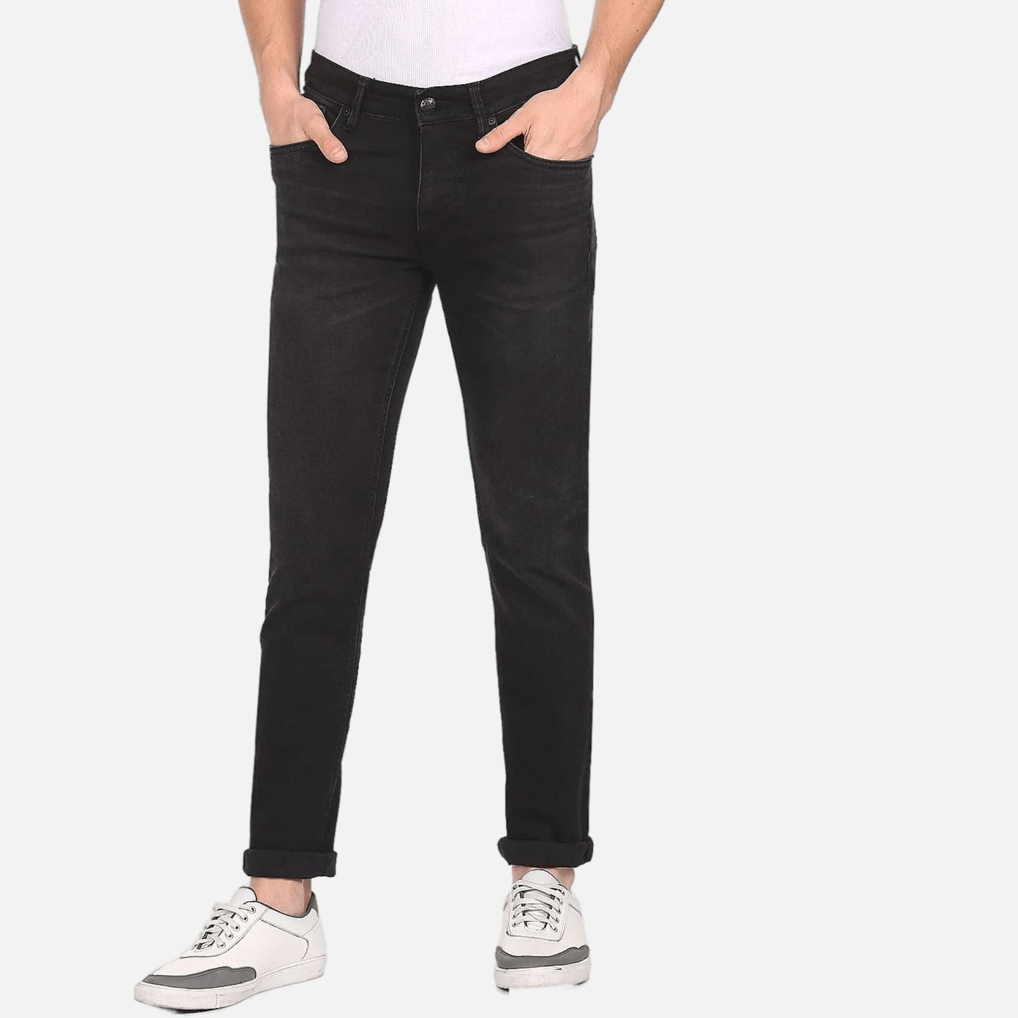 Regallo Skinny Fit Mid Rise Jeans