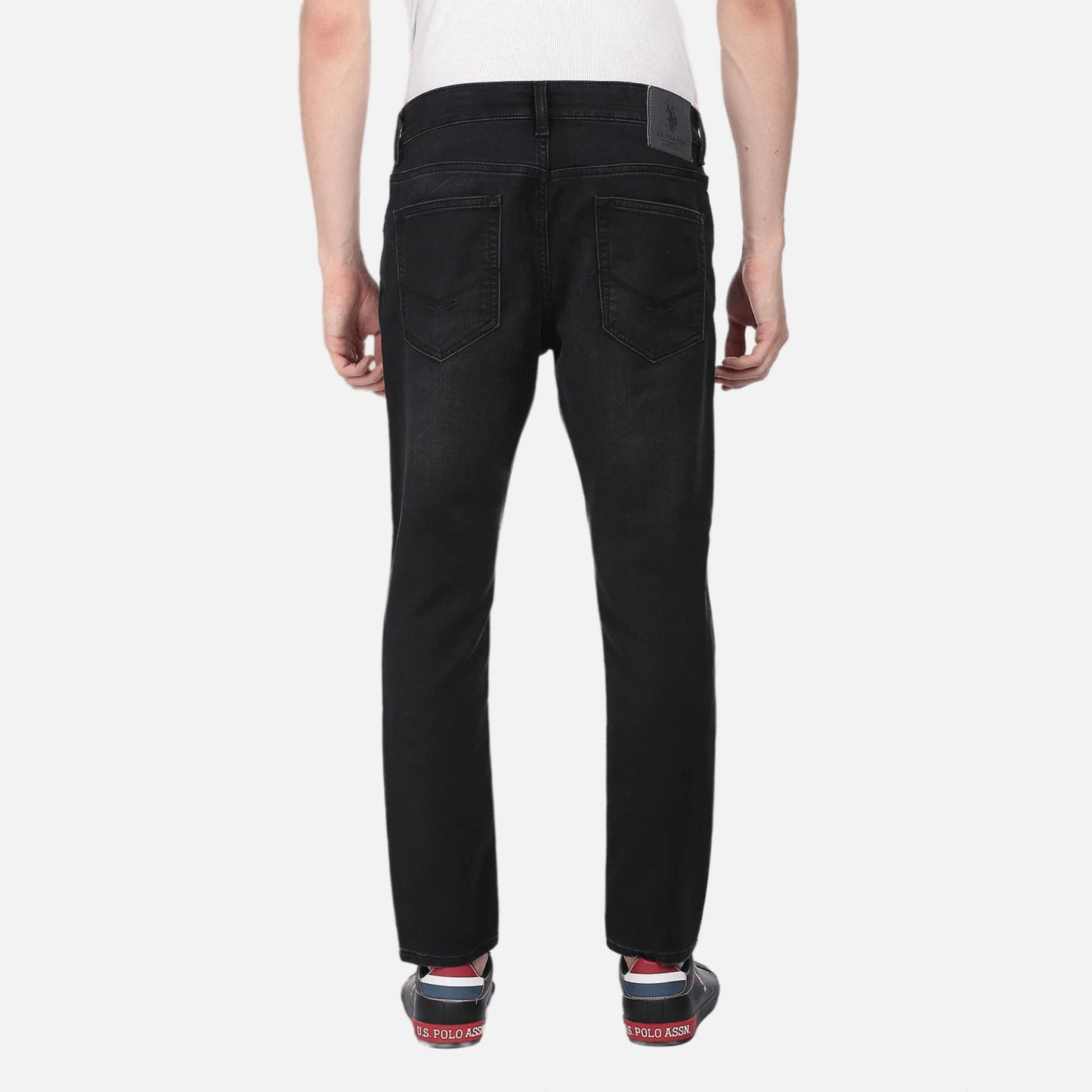 Mid Rise Henry Tapered Fit Jeans