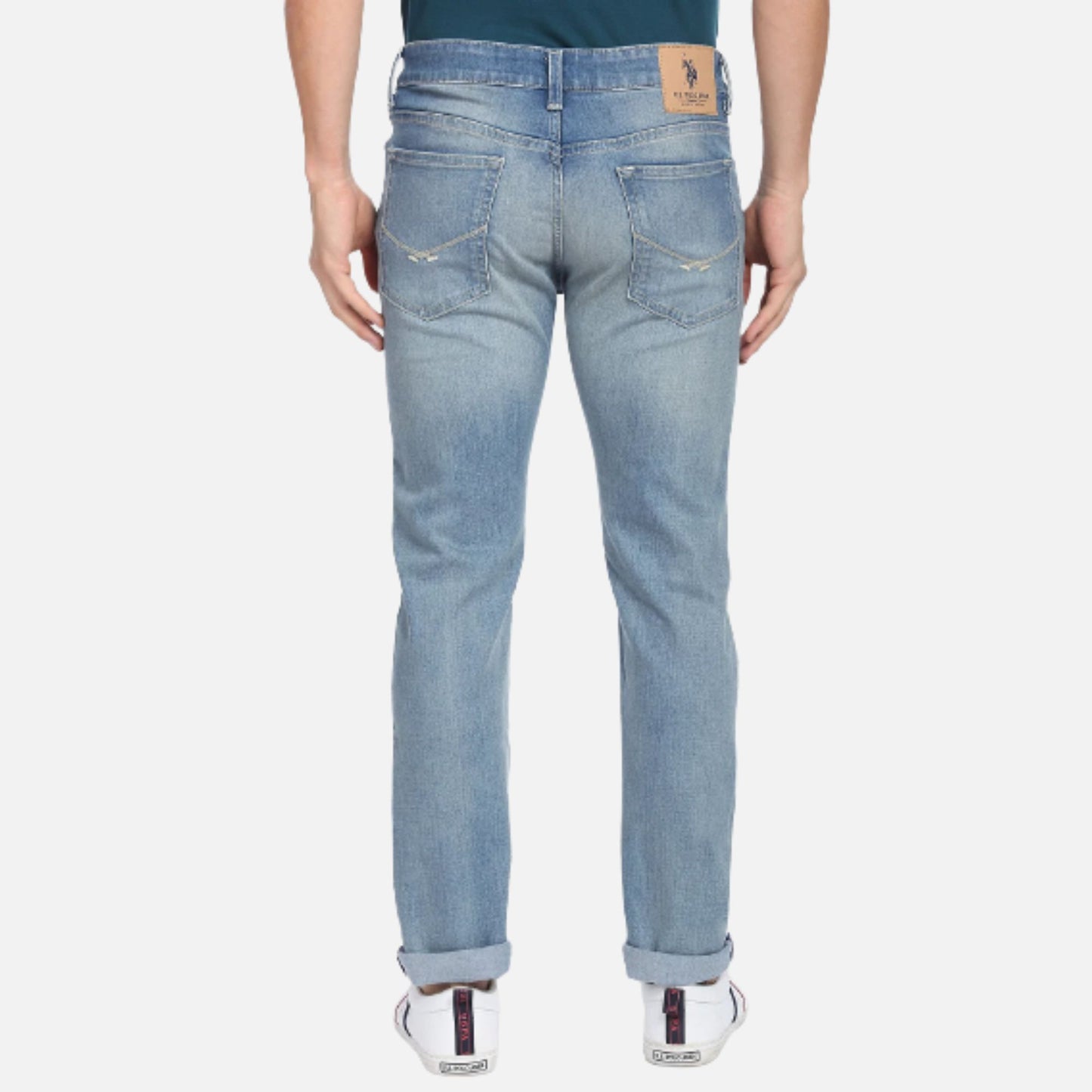 Stone Wash Skinny Fit Recycled Jeans