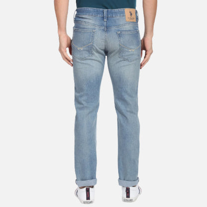 Stone Wash Skinny Fit Recycled Jeans