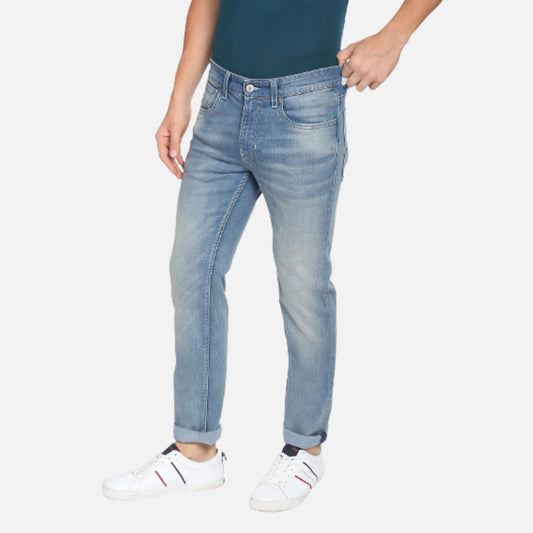 Stone Wash Skinny Fit Recycled Jeans