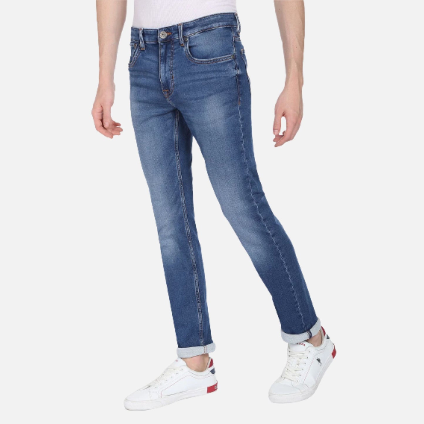 Stone Wash Regallo Skinny Fit Jeans