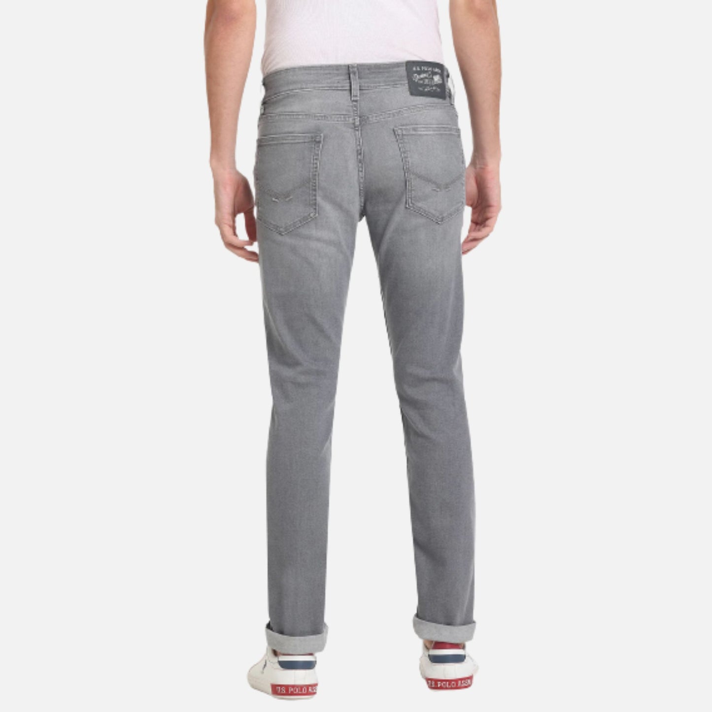 Regallo Skinny Fit Stone Wash Jeans