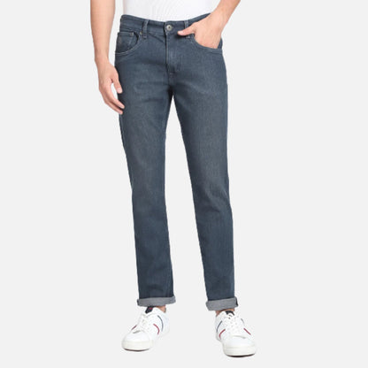 Dark Wash Slim Tapered Jeans