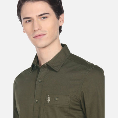 Patch Pocket Casual Shirt