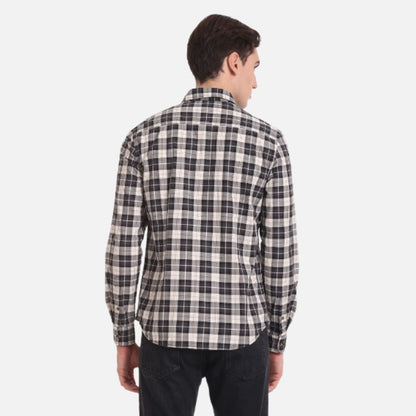 Dupplin Check Cotton Casual Shirt