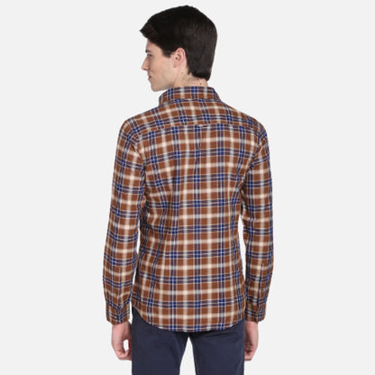 Tartan Check Twill Casual Shirt