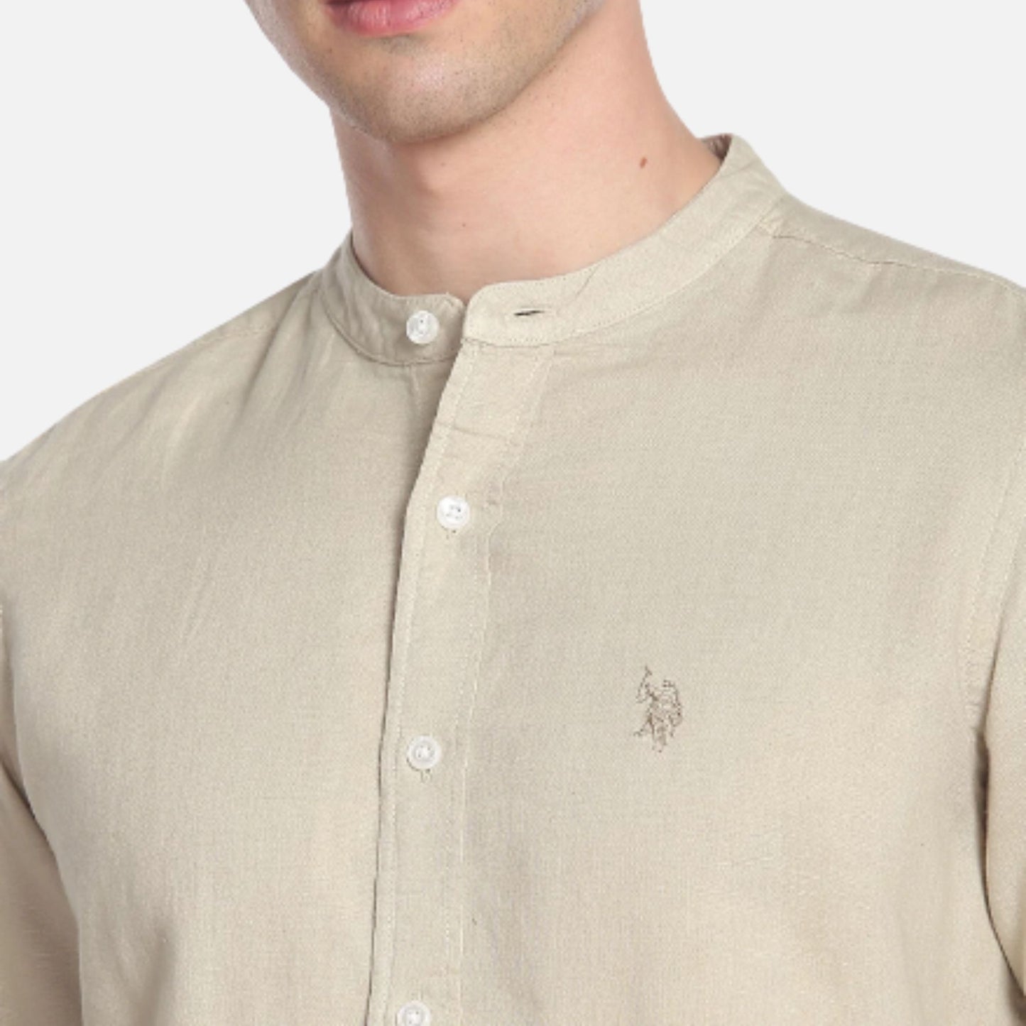 Long Sleeve Solid Casual Shirt