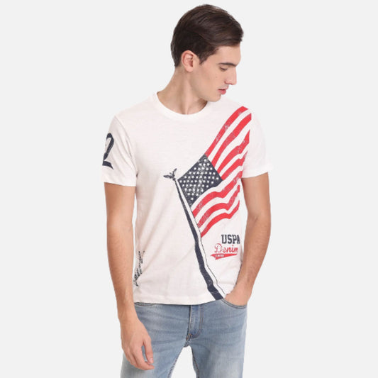 Graphic Print Cotton T-Shirt