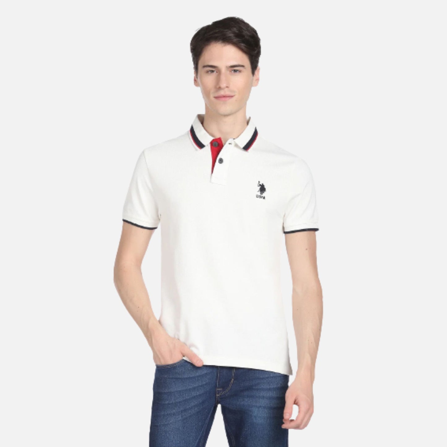 Solid Logo Polo Shirt