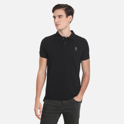 Brand Tape Cotton Polo Shirt