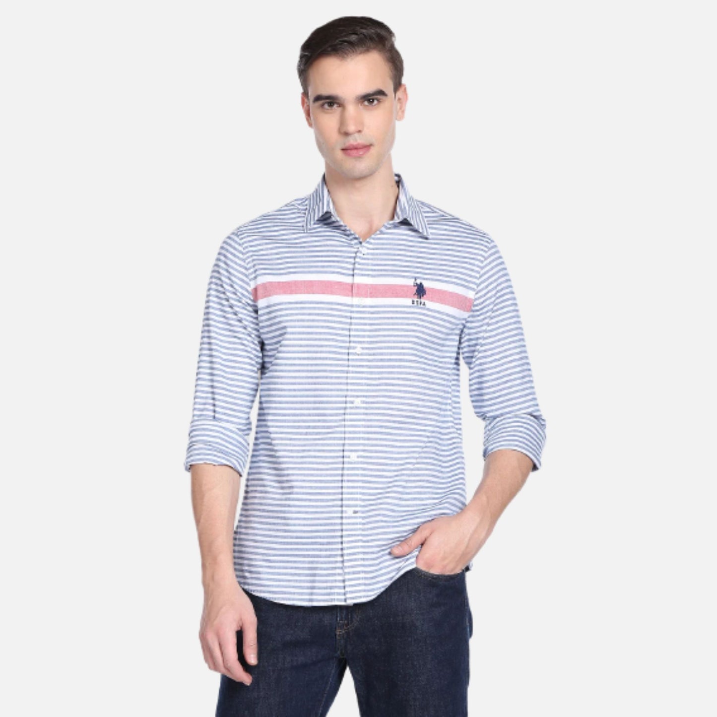 Pinpoint Oxford Striped Shirt