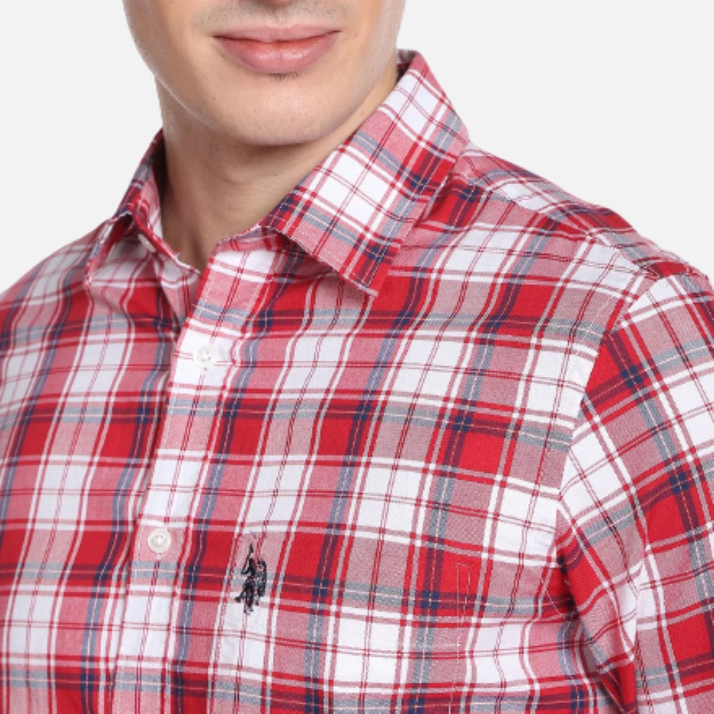 Plaid Check Oxford Casual Shirt