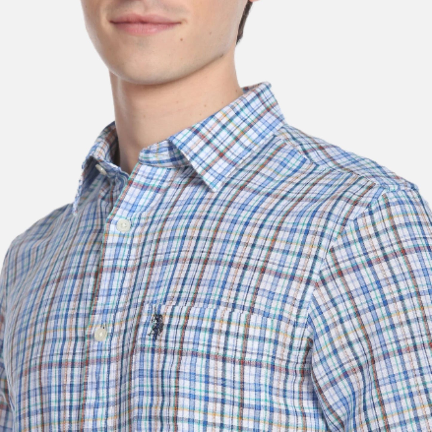 Plaid Check Short Sleeve Casual Shirt