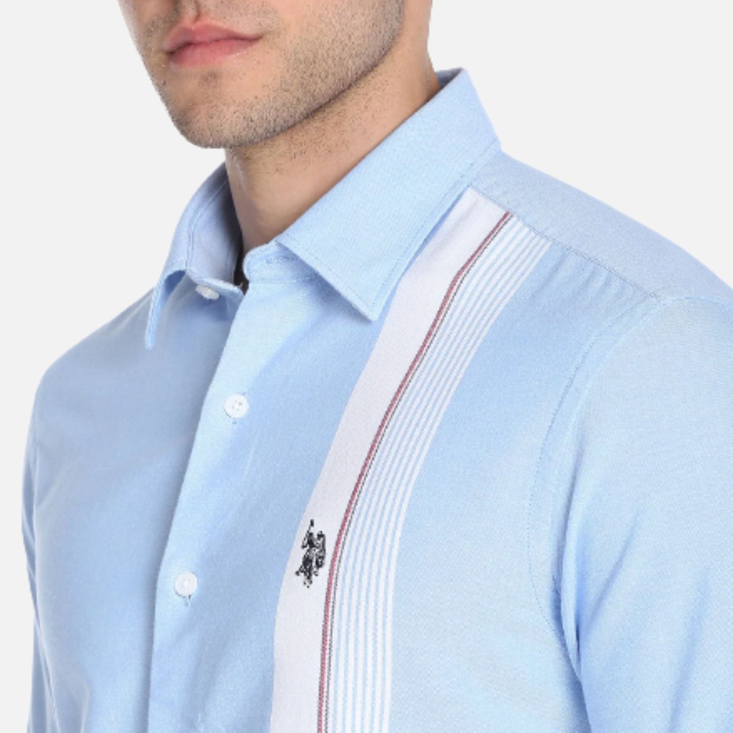 Vertical Stripe Premium Cotton Casual Shirt