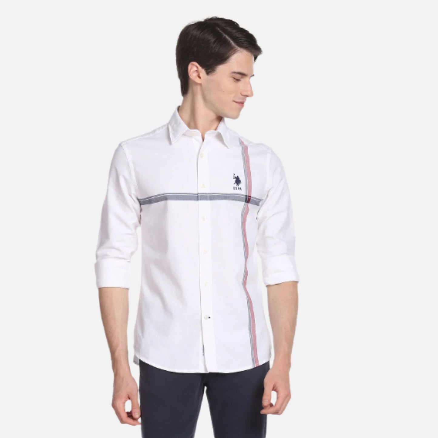 Striped Oxford Casual Shirt